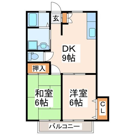 アーバン松橋の物件間取画像